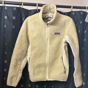 Patagonia Tan Teddy Jacket
